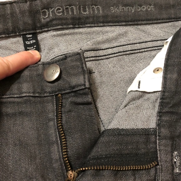 Gap Premium Stretch Skinny Bootcut Jeans - 12/31R - Picture 4 of 12